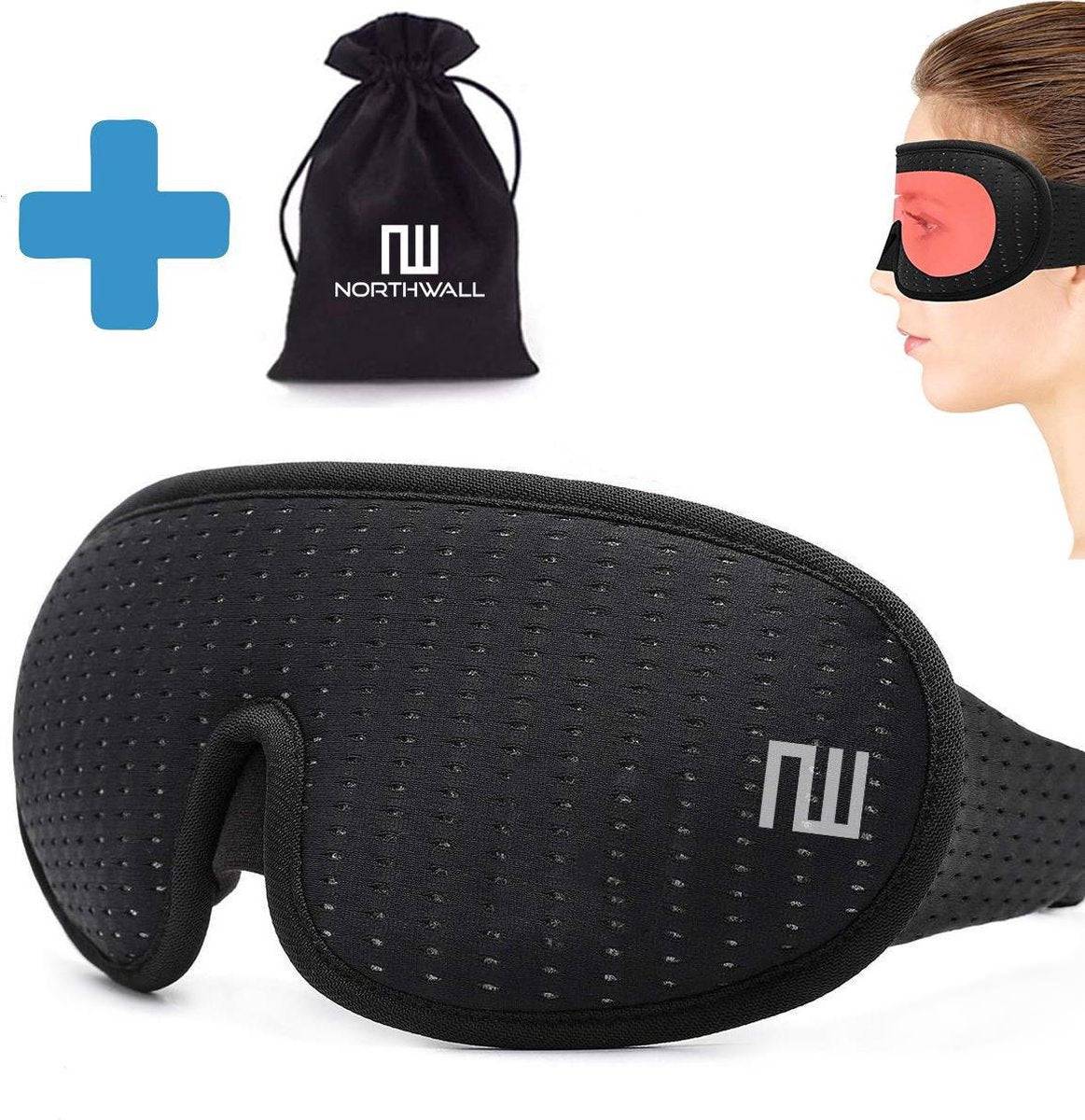 Slaapmasker Northwall Luxe met Opbergzakje