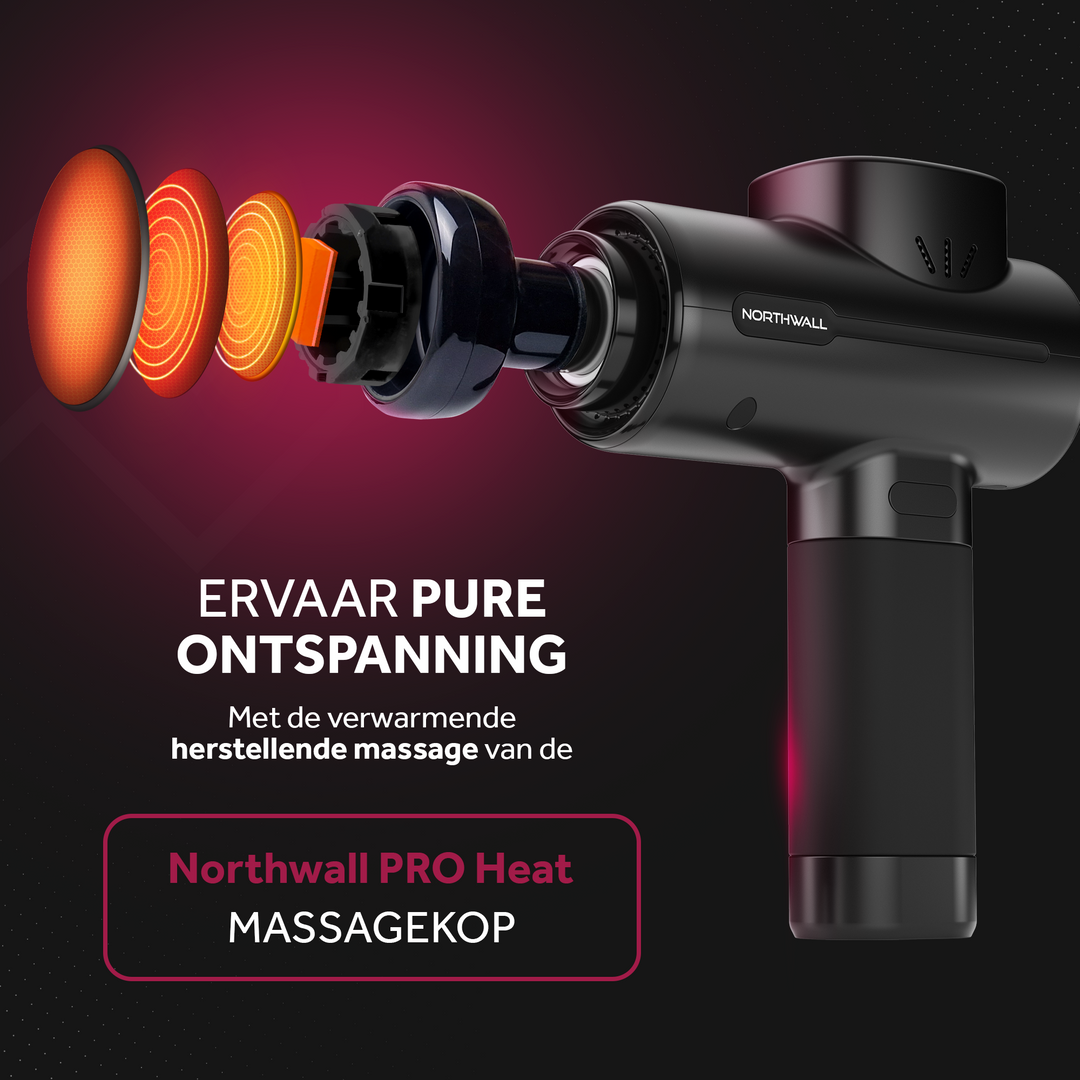 Northgun PRO inclusief Warmte Massagekop - Northwalleu