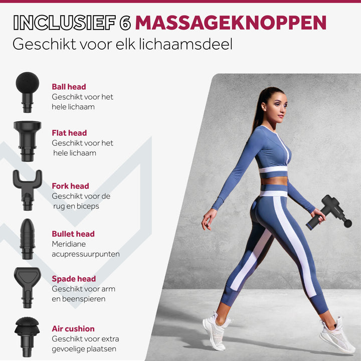 Northgun Prime inclusief eikenhouten massagekop - Northwalleu
