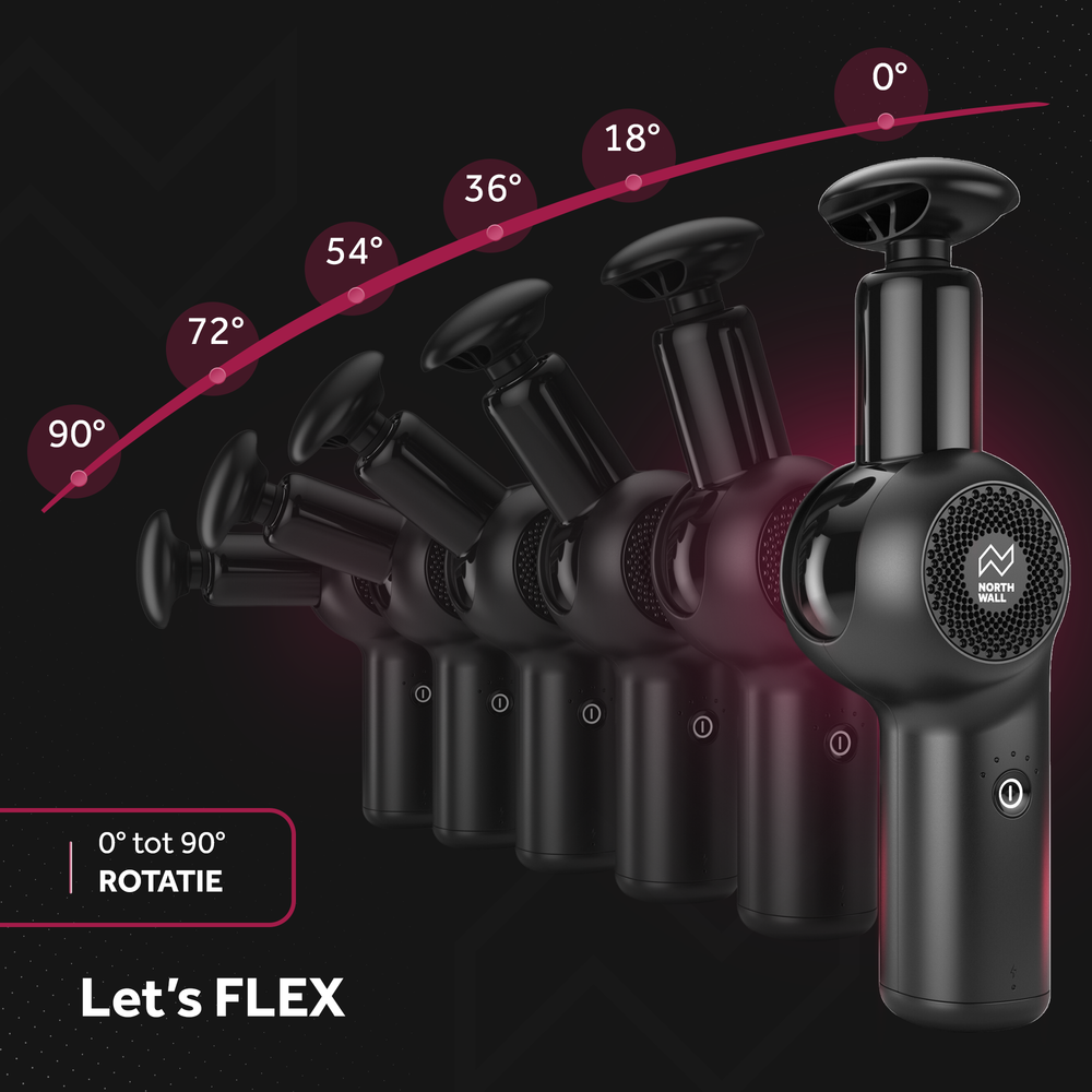 Northgun Flex inclusief warmte massagekop - Northwalleu