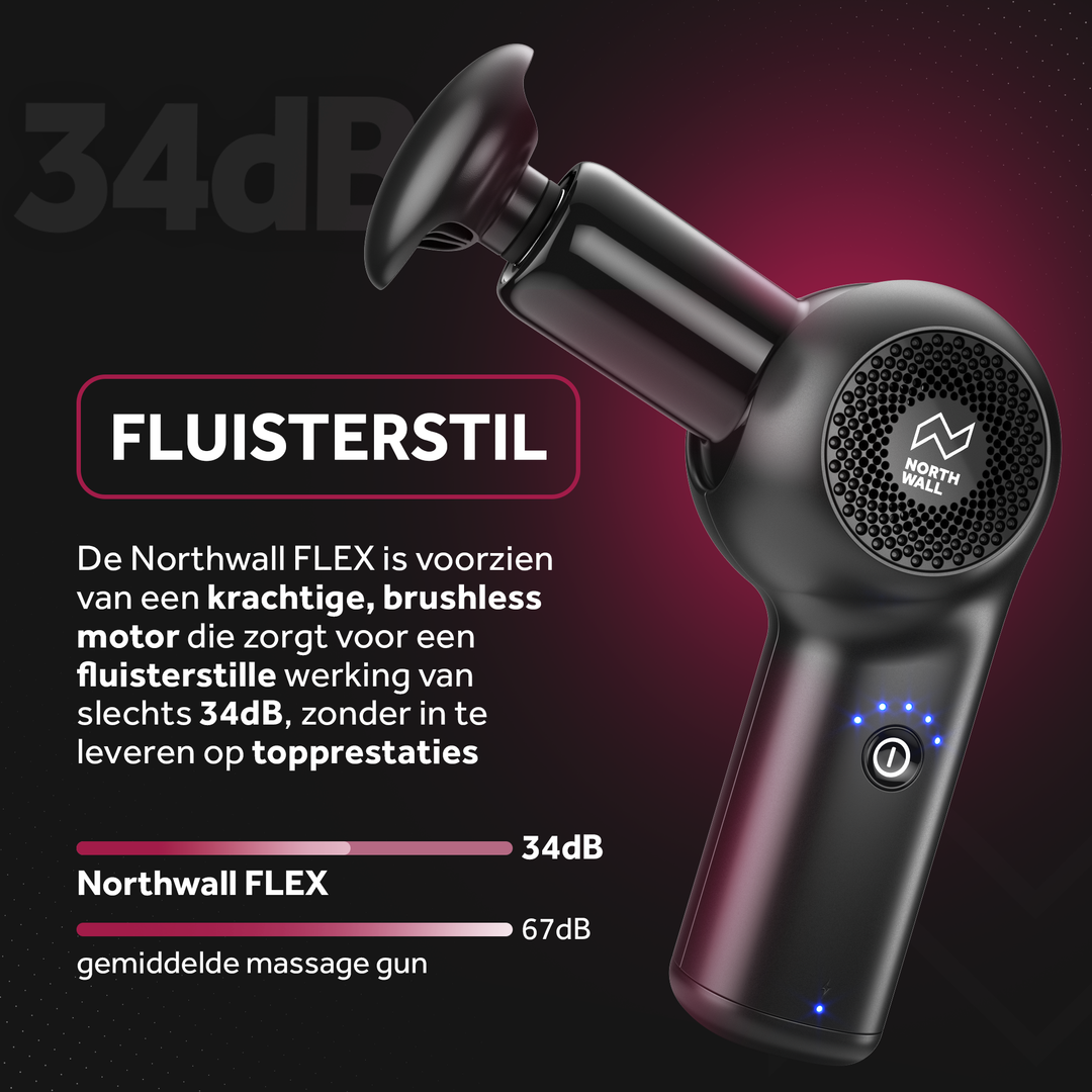 Northgun Flex inclusief warmte massagekop - Northwalleu