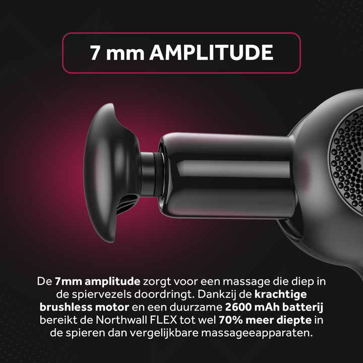 Northgun Flex inclusief warmte massagekop - Northwalleu