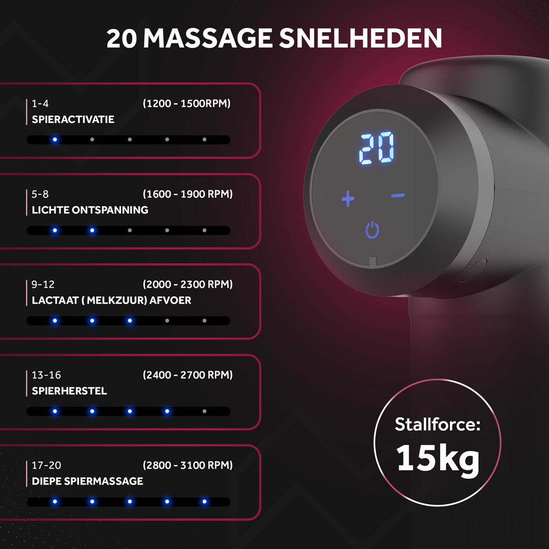 Massage gun Northgun Prime – Krachtig herstel voor sporters