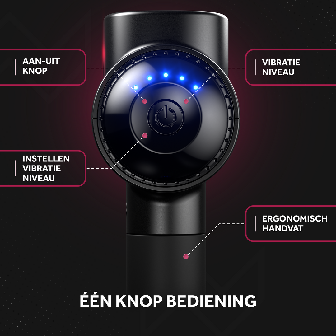 Northgun PRO inclusief Warmte Massagekop - Northwalleu