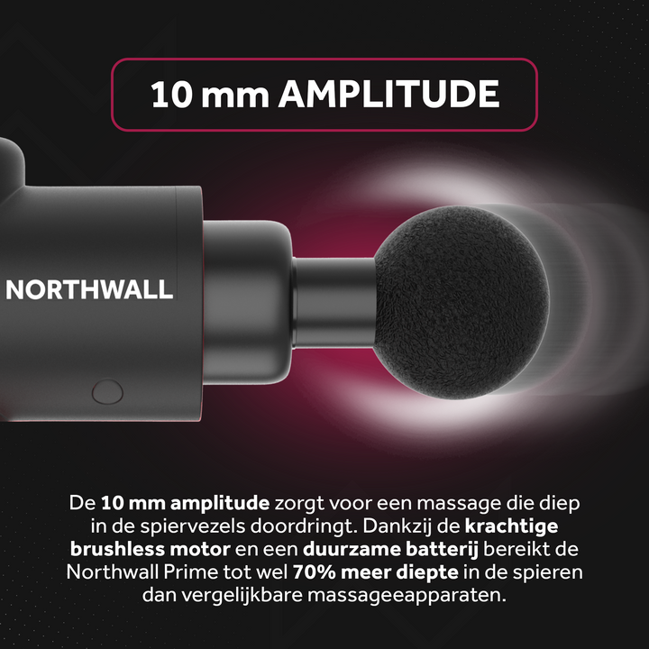 Massage gun Northgun Prime – Krachtig herstel voor sporters