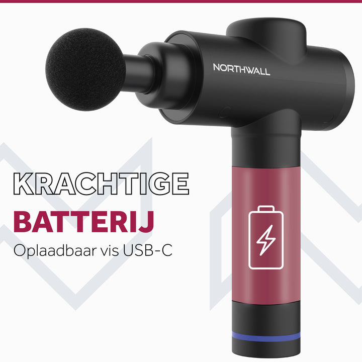 Northgun Prime inclusief eikenhouten massagekop - Northwalleu